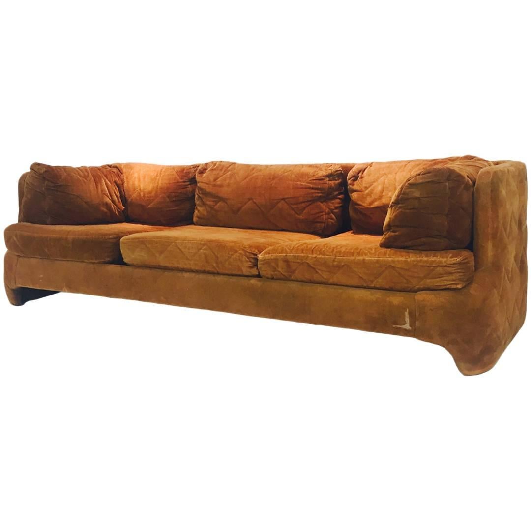Waterfall Edge Sofa by Milo Baughman