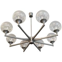 Scolari 1970s Italian Pendant Mid-Century Chandelier 3