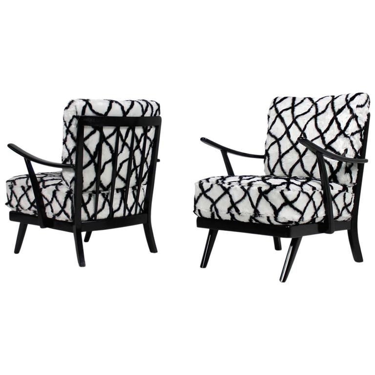 Amazing 1950s Wilhelm Knoll Germany Lounge Easy Chairs MidCentury