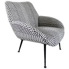 Rare Lounge Chair Model 121 by Theo Ruth for Artifort, Holland, 1956