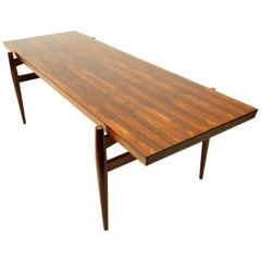 Angular Danish Rosewood Coffee Table