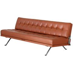 Leather Daybed "Constanze" by Johannes Spalt for Wittmann