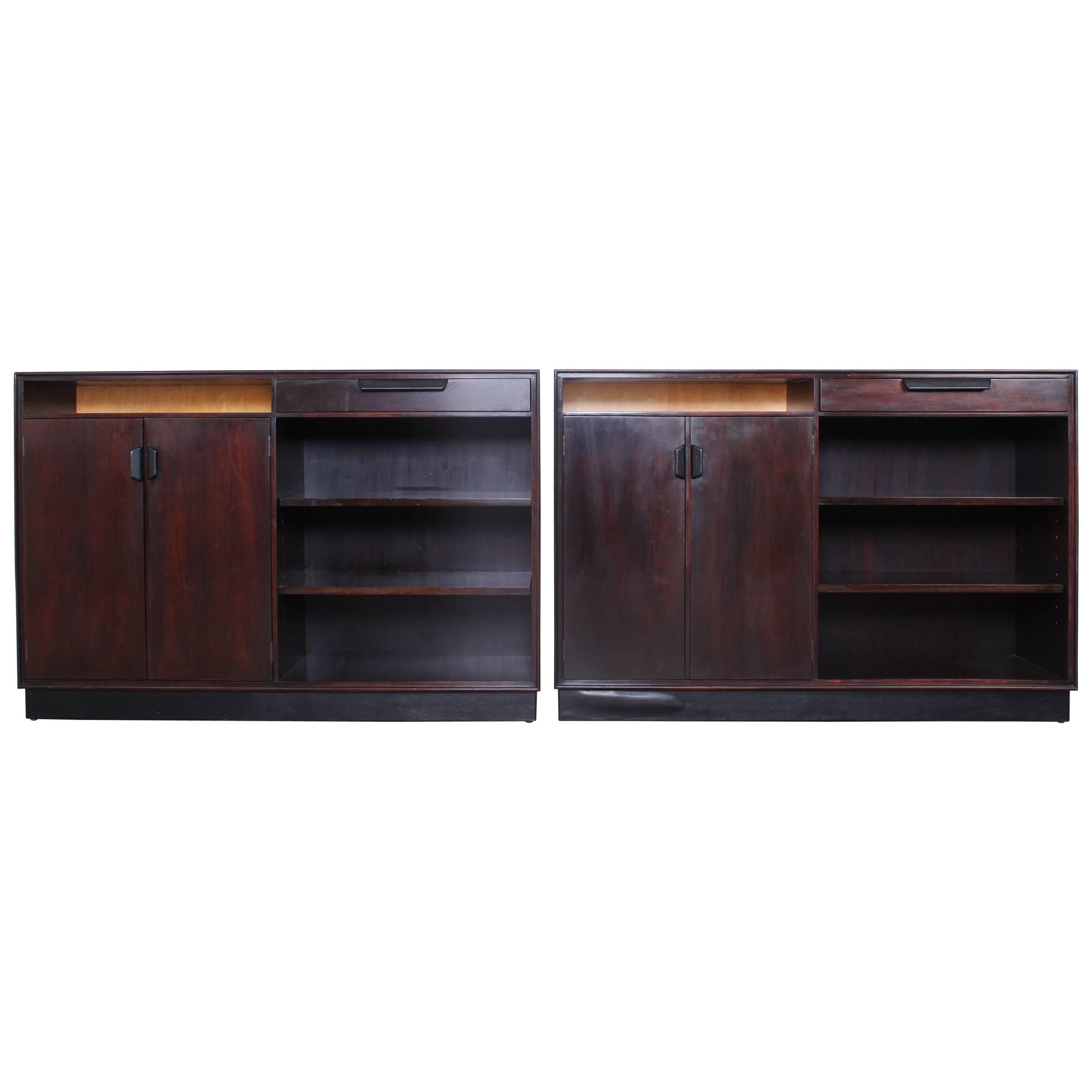 Pair of Bookcases by Edward Wormley for Dunbar
