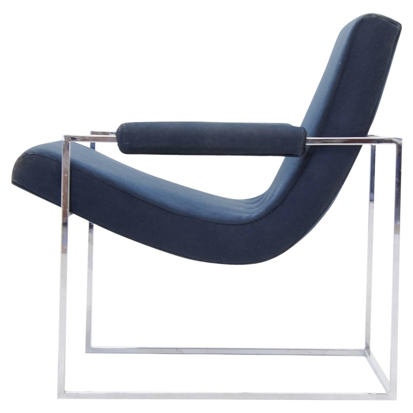 Handsome Milo Baughman Club Chair for Thayer Coggin For Sale