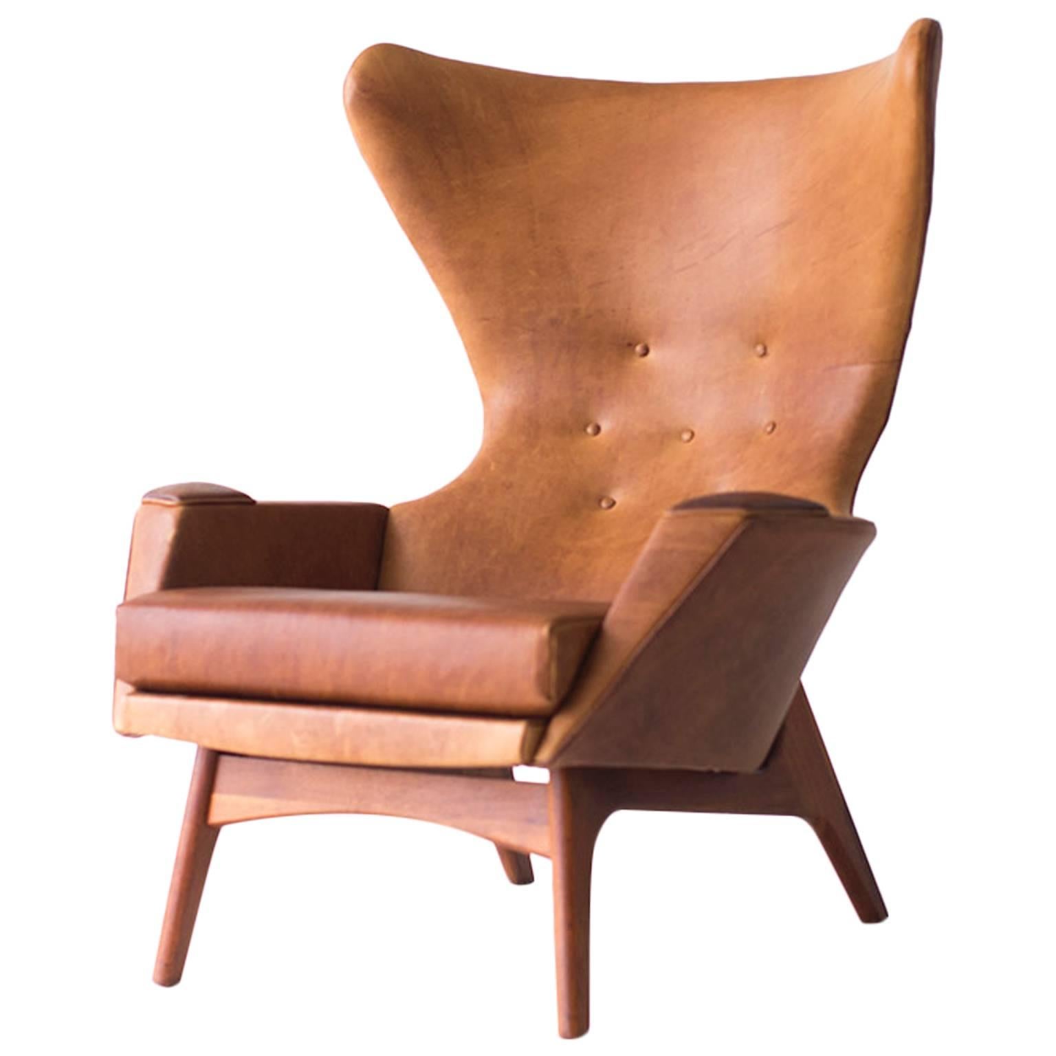 Adrian Pearsall Large Wing Chair for Craft Associates Inc. Model 2231-C