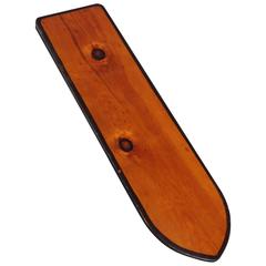 Solid Wood Surfboard, circa 1920s, Hand Shaped, All Original 