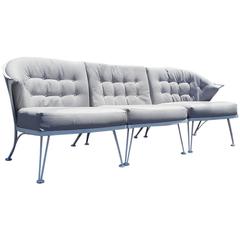 Rare Vintage Woodard Three-Pier Iron Sofa 1