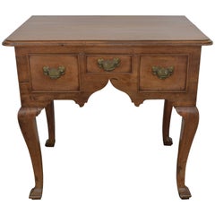 Antique Queen Anne Period Lowboy, Late 18th Century