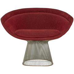 Vintage Maroon Lounge Chair by Warren Platner for Knoll