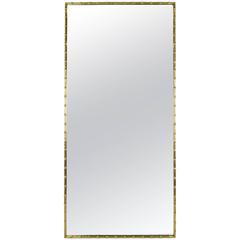Monumental Baguès Style Gilt Bronze Bamboo Motif Mirror 12