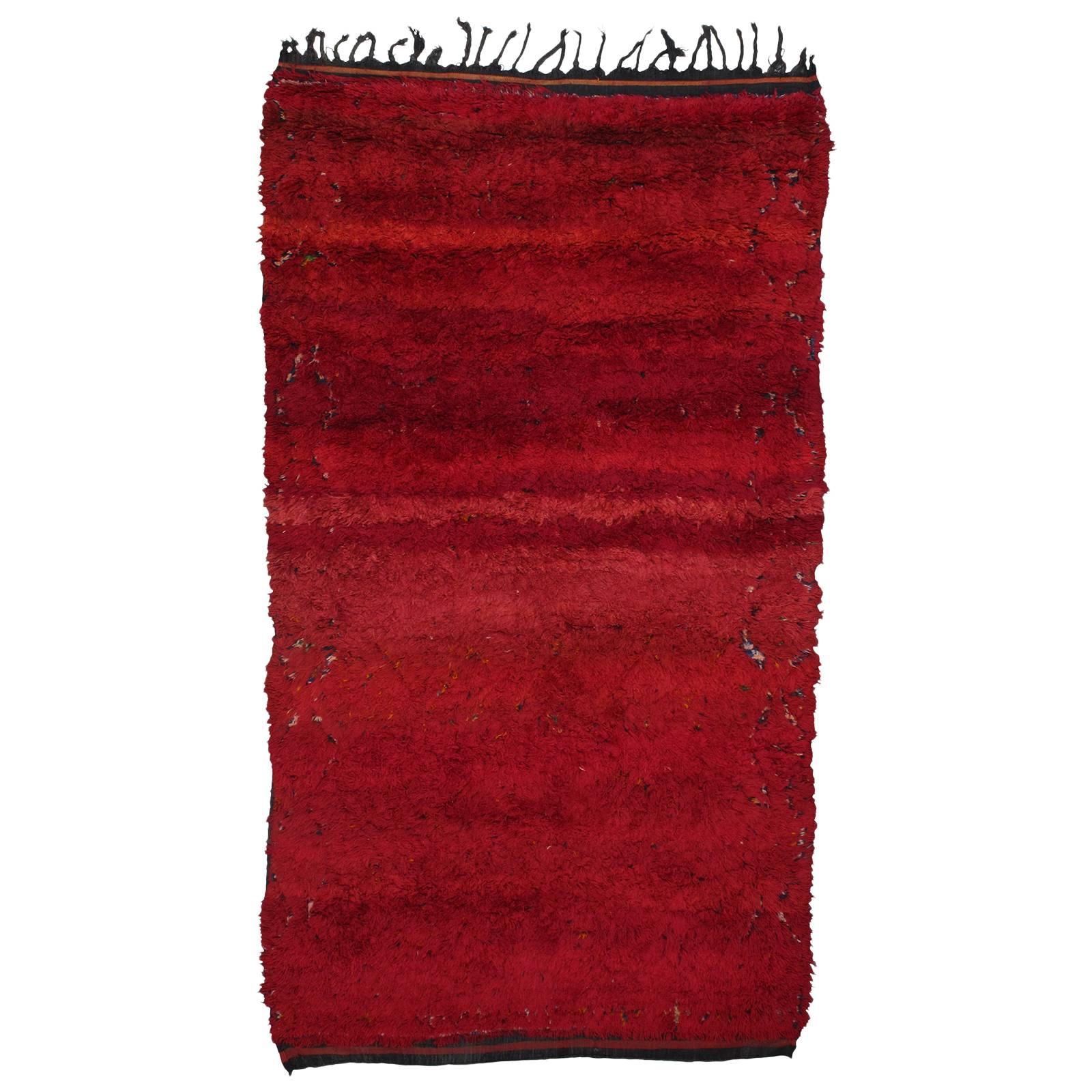 "Firebird", Zayan Moroccan Berber Carpet