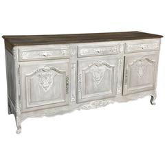 Antique Country French Painted Buffet