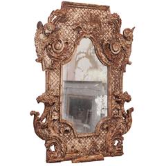 18th Century Italian Silver Leaf Mirror 5