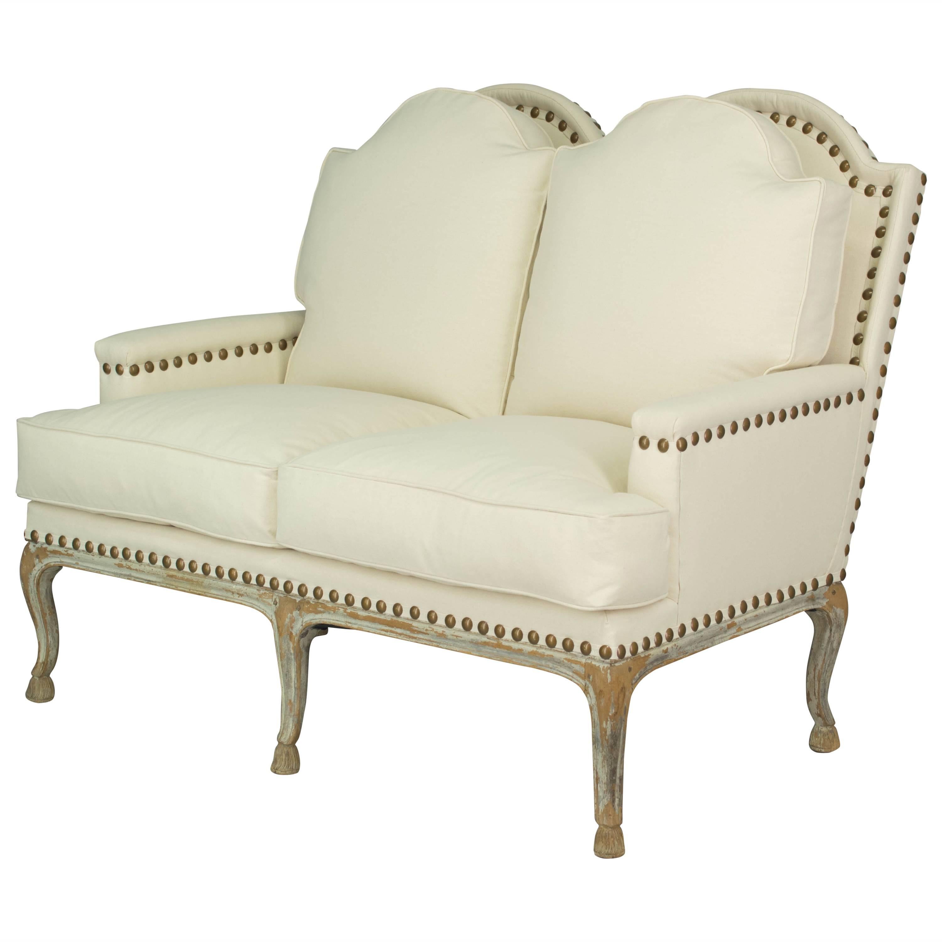 19th Century Louis XV Style French Settee