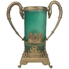 Ormolu-Mounted Baccarat Vase