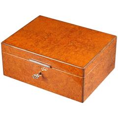 Vintage Dunhill Wooden Cigar Box, 1970s