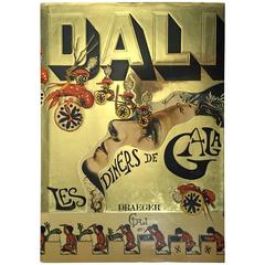 Vintage "Les Diners de Gala - Salvador Dali" Book - 1973