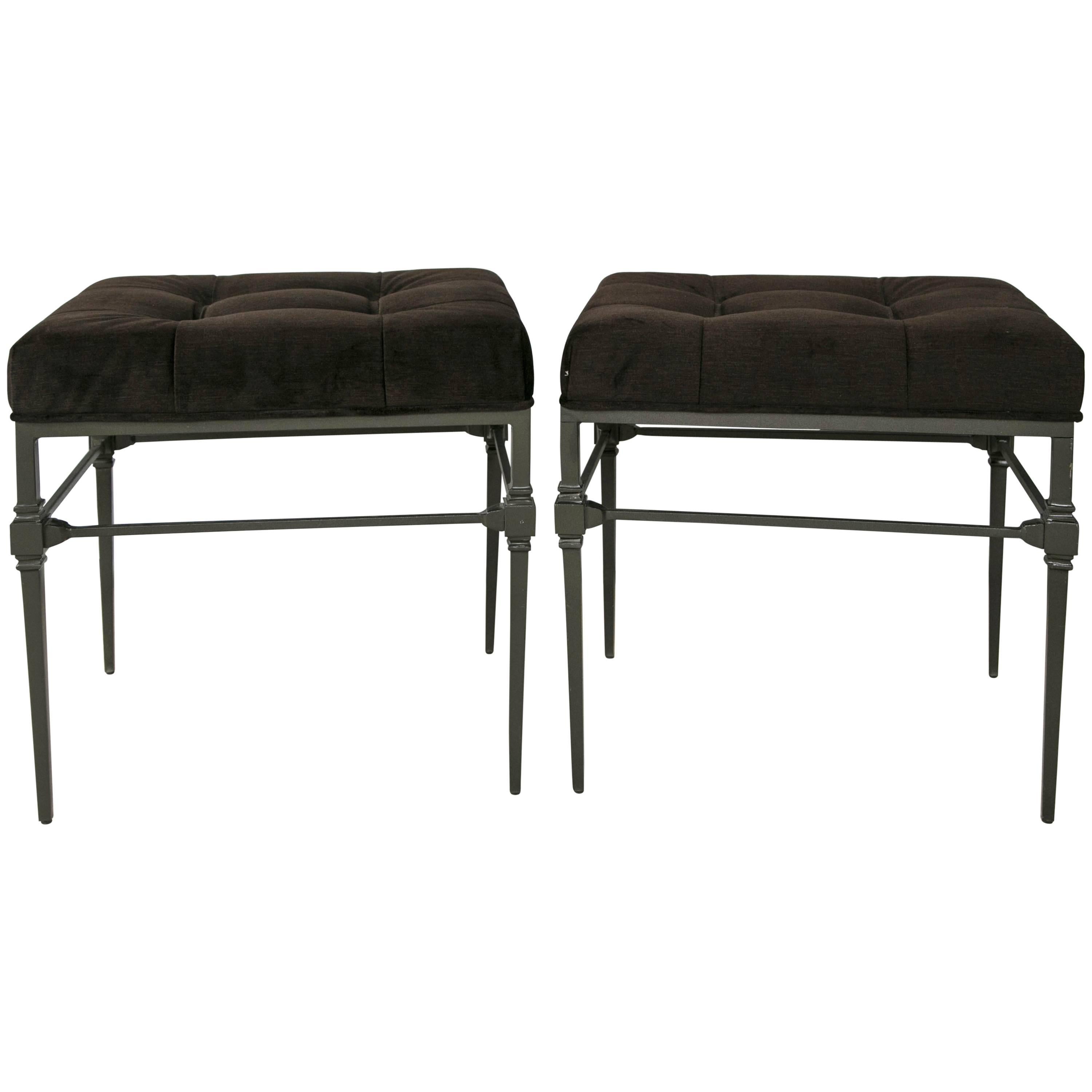 Wrought Iron Benches or Stools