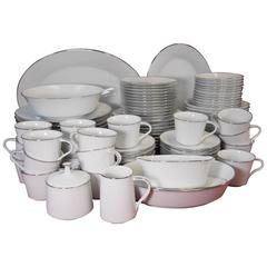 Used Noritake China Reina 6450q China 104-Piece Set Service for 12 with 7 Serving Pcs