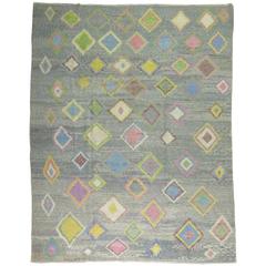 Vintage Inspired Turkish Tulu Rug 8