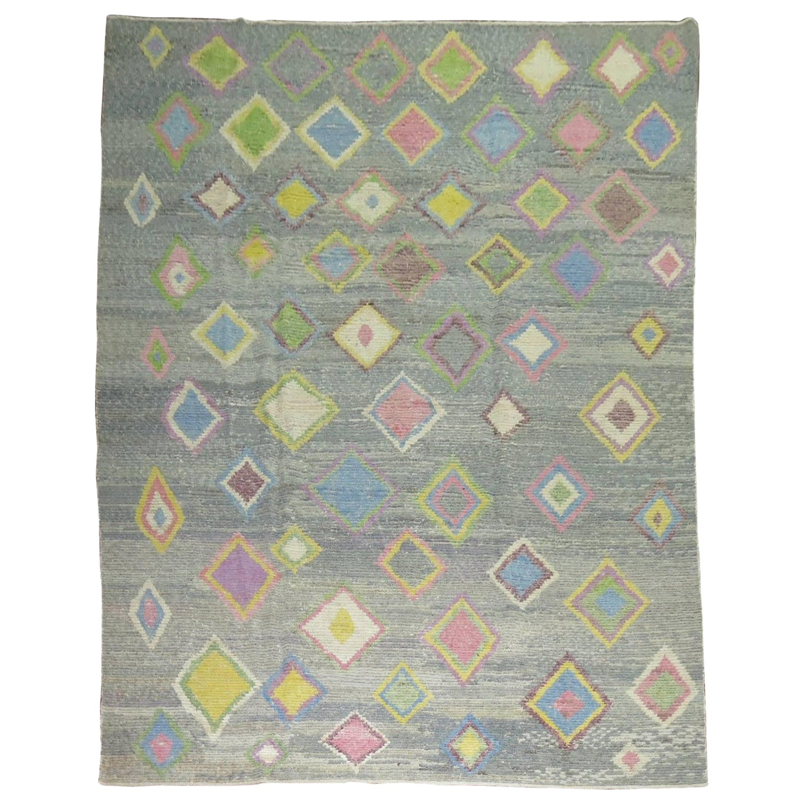 Zabihi Collection Vintage Inspired Turkish Tulu Rug