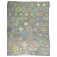 Zabihi Collection Vintage Inspired Turkish Tulu Rug
