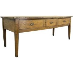 Antique Rustic Work Table or Server