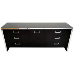 Mid-Century Modern Chrome Credenza or Chest of Drawers 11