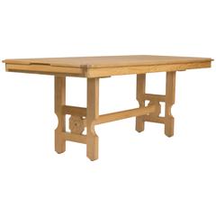 Oak Dining Table by Guillerme et Chambon