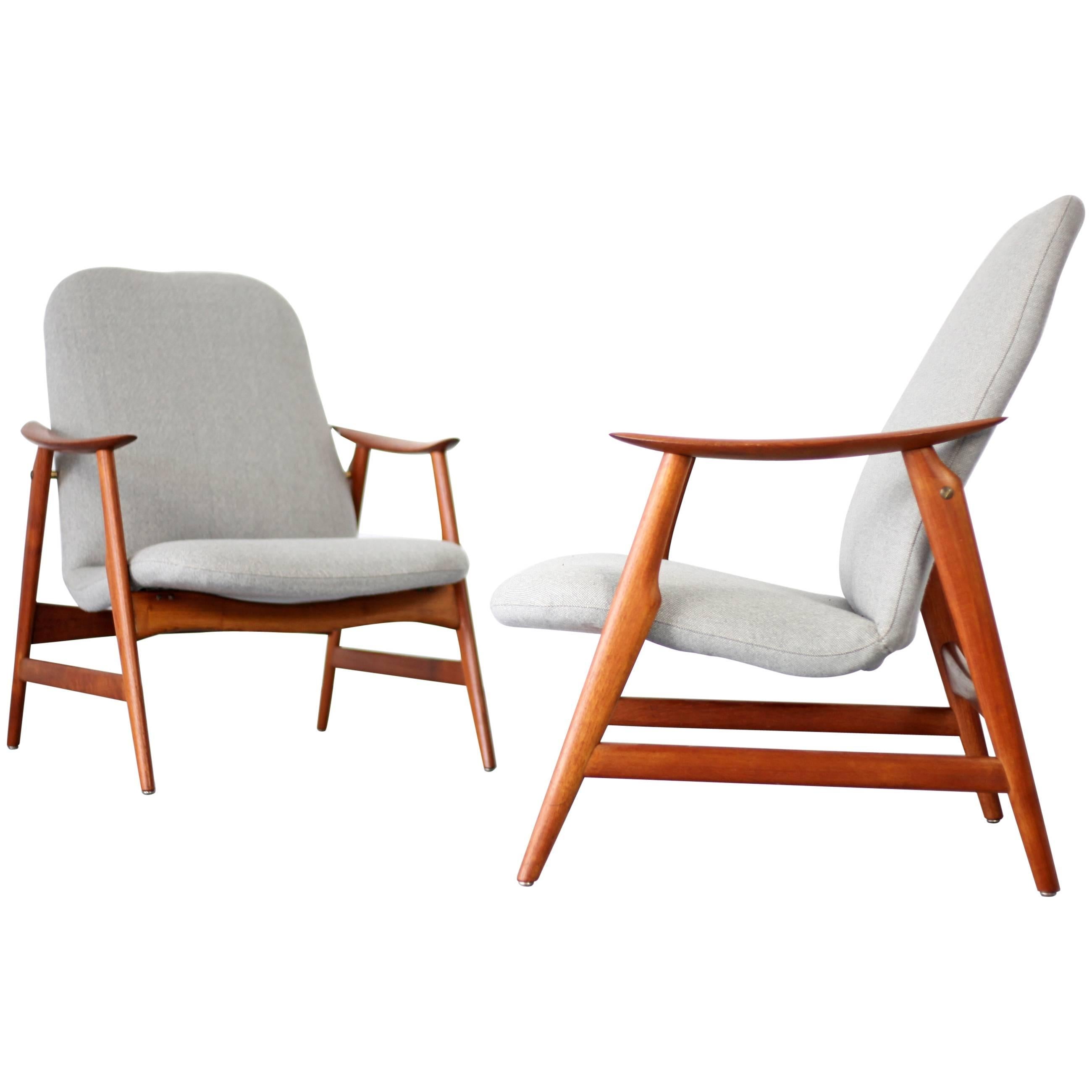 Mid-Century Modern Teak Easy Chair For Sale