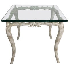 Wonderful Concrete Faux Bois Garden Table