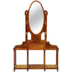 Edwardian Mahogany Hall Stand