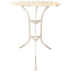 Antique French Round Bistro Table