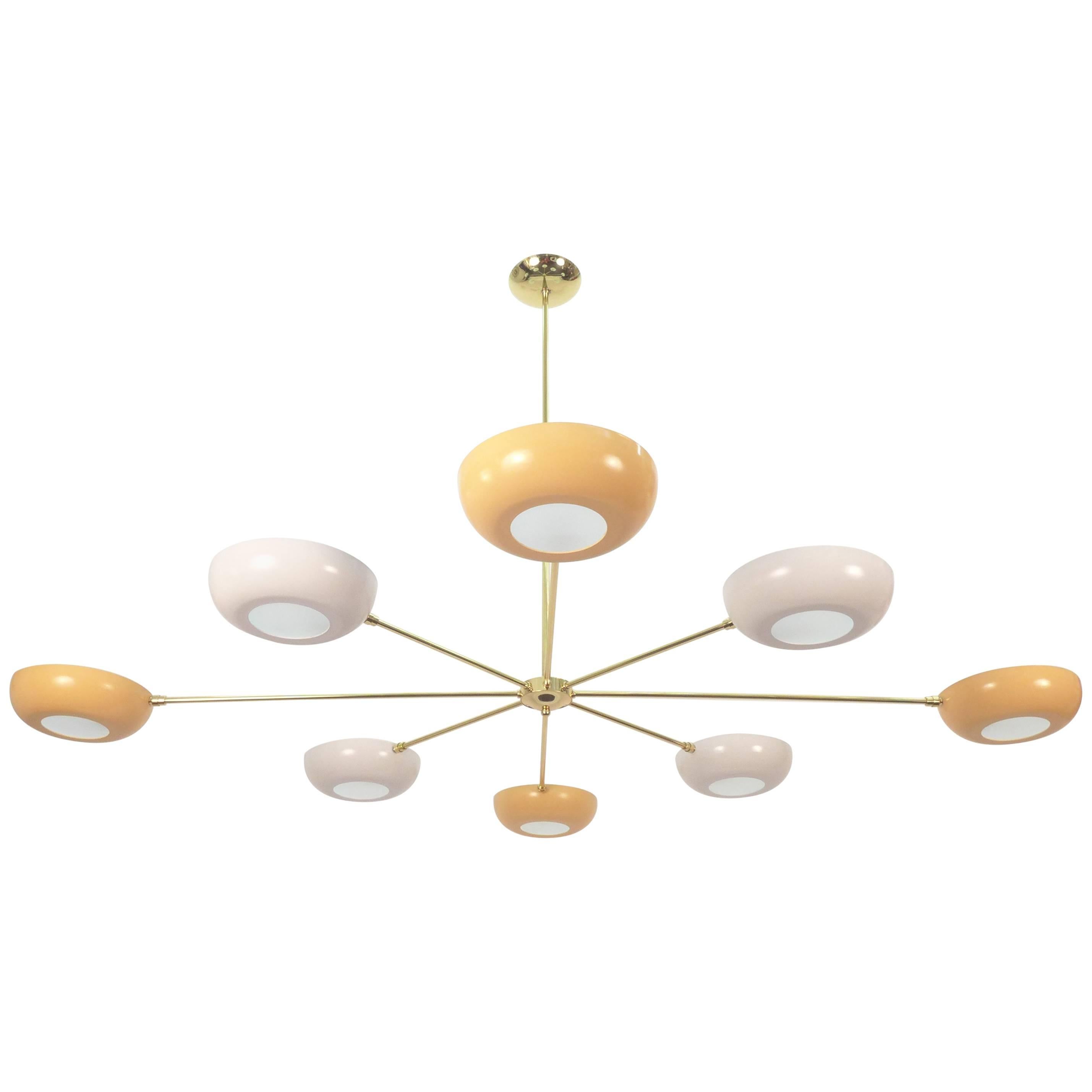 Lustre Spoutnik de style Stilnovo