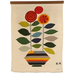 Evelyn Ackerman "Flower Pot" Tapesty for Era, 1963