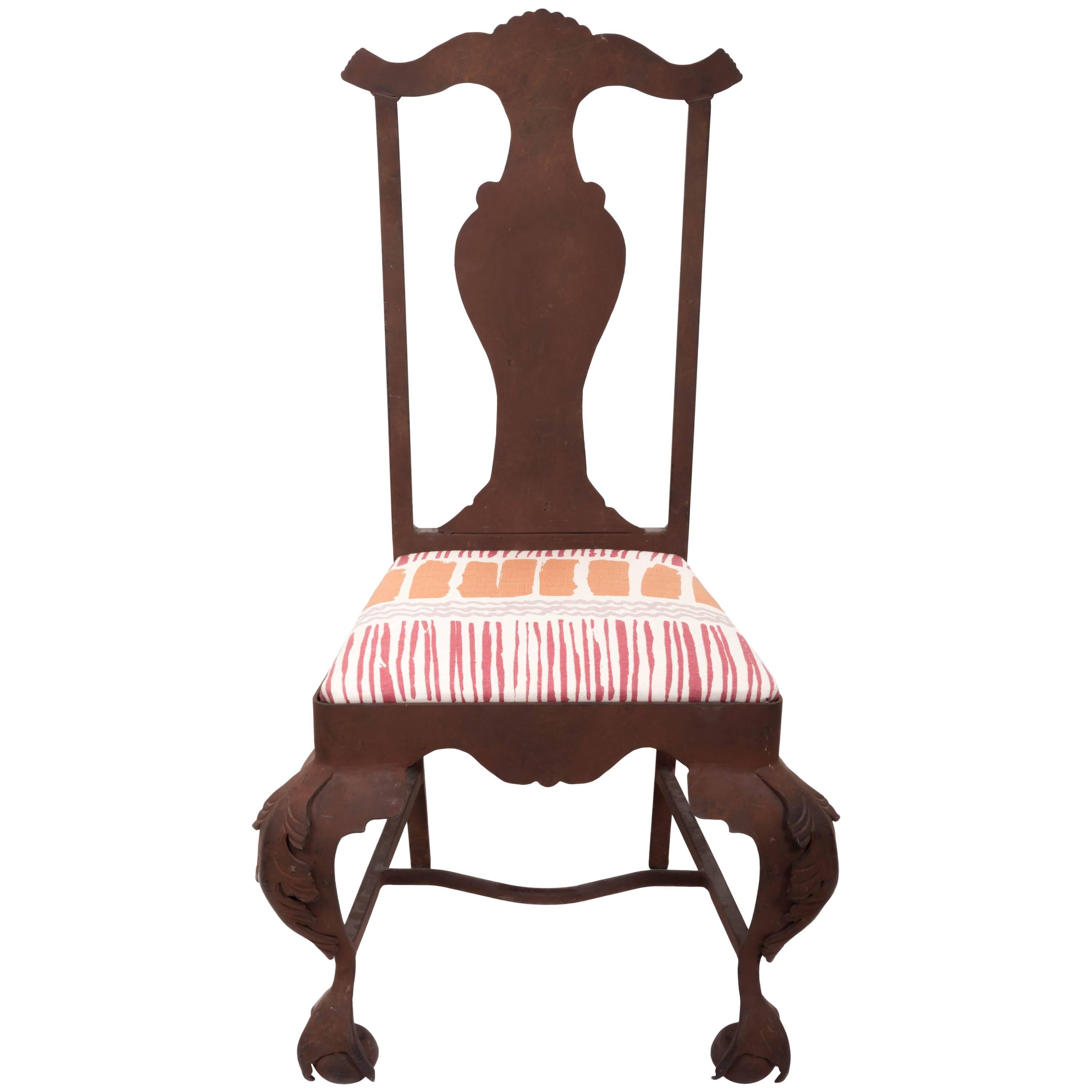 Iron Queen Anne Chair