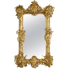 Antique 19th Century Gilded Mirror