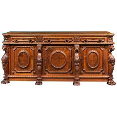 19th Century American Walnut Sideboard