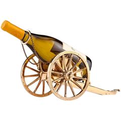 19th Century Silver Gilt French Wine Trolley 3