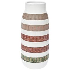 Italian Rare Mid Century Aldo Londi Bitossii Ceramic Vase or Vessel 6