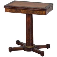Charles X Period Antique French Game Table, circa 1825