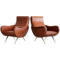 Style of Marco Zanuso Lady Chairs