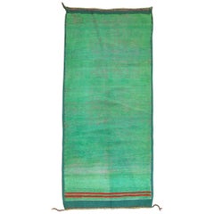 Zabihi Collection Green Vintage Anatolian Carpet