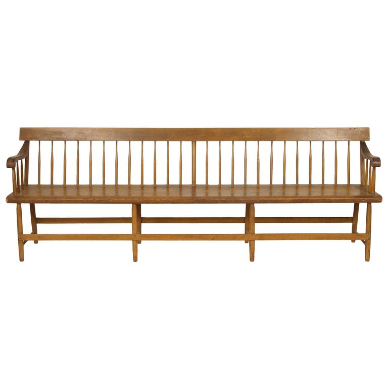 Long backed bench deals