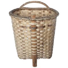 Large French Footed Grape Basket
