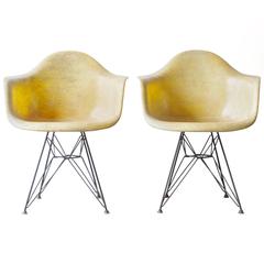 Parchment Eames DAR Shell Chairs