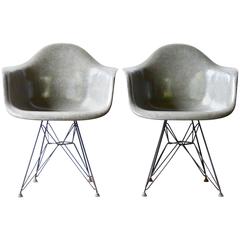 Grey Eames DAR Shell Chairs