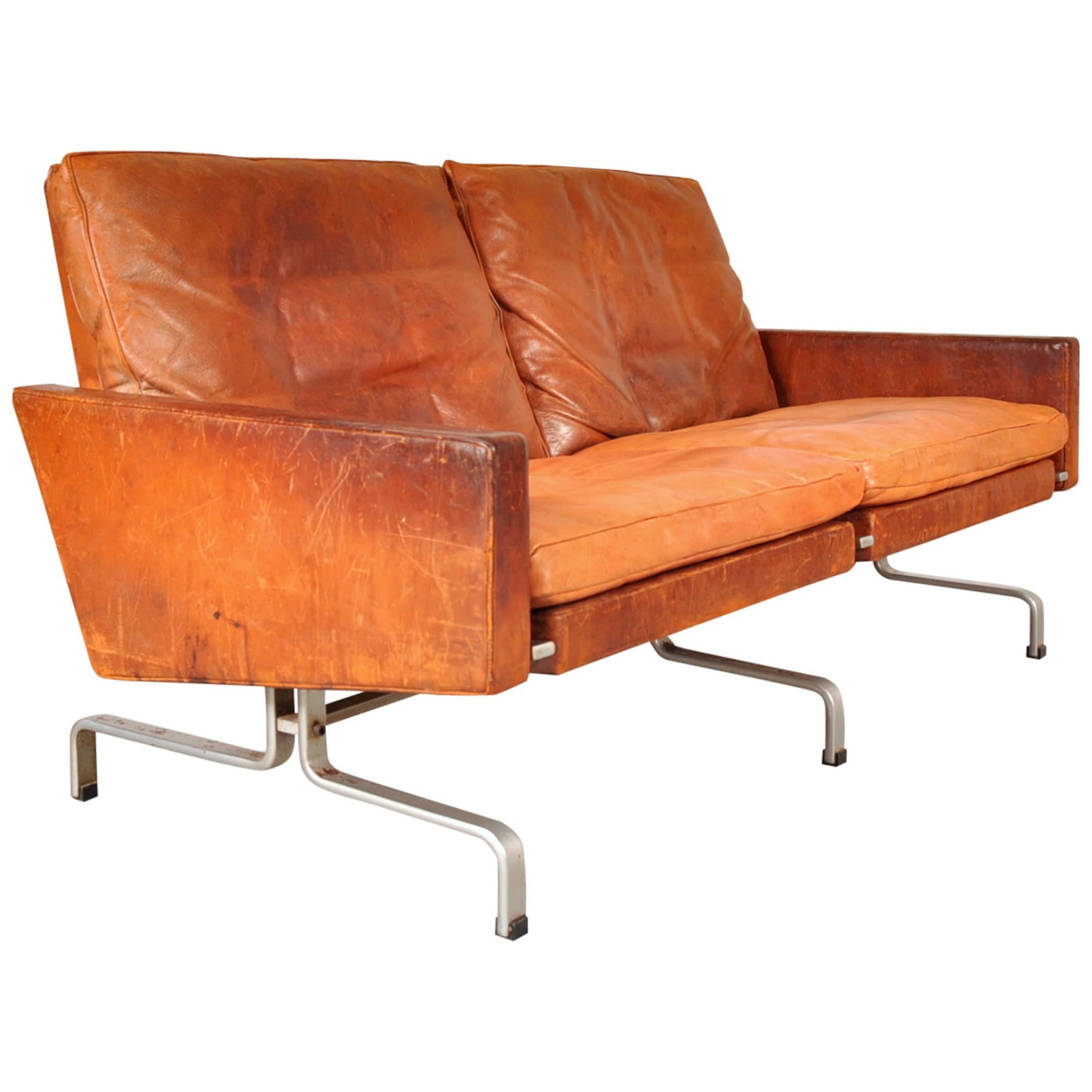 PK 31/2 Sofa by Poul Kjaerholm for E. Kold Christensen, Denmark, 1958