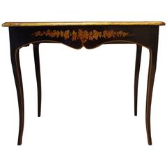 Anglo-Japanese Desk or Writing Table in European Lacquer, England, 18th Century