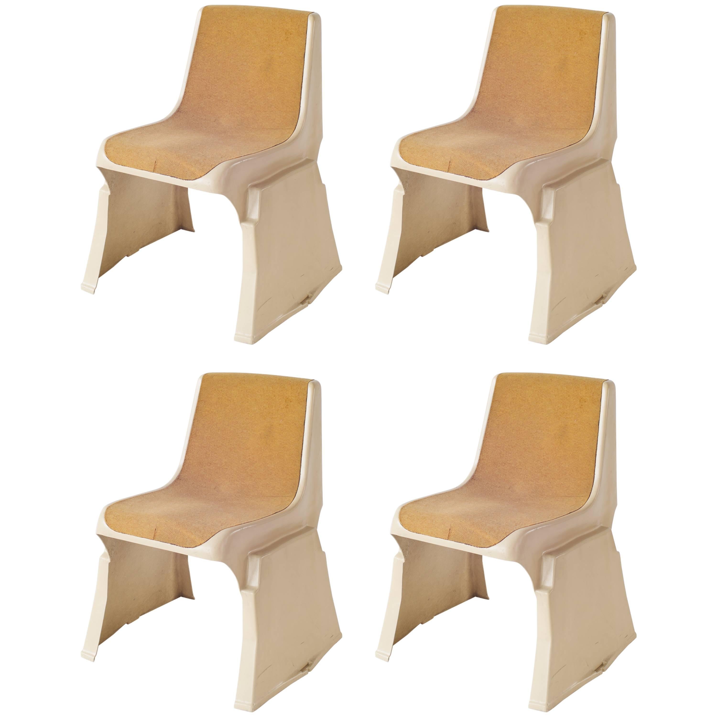 Rare Stacking Chairs by Prof. Günther Domenig For Sale